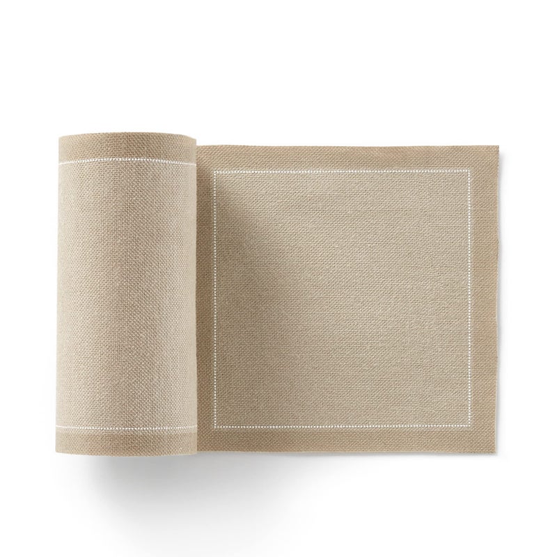MY DRAP Cotton Cocktail Napkin, 50 units per roll, 4.5 x 4.5-Inch, Sand - Image 1